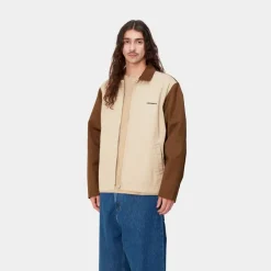Mænd Carhartt WIP Modul Script Jacket | Tommer/Vaeg (Stiv)