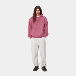 Mænd Carhartt WIP Nelson Sweatshirt Med Haette | Magenta