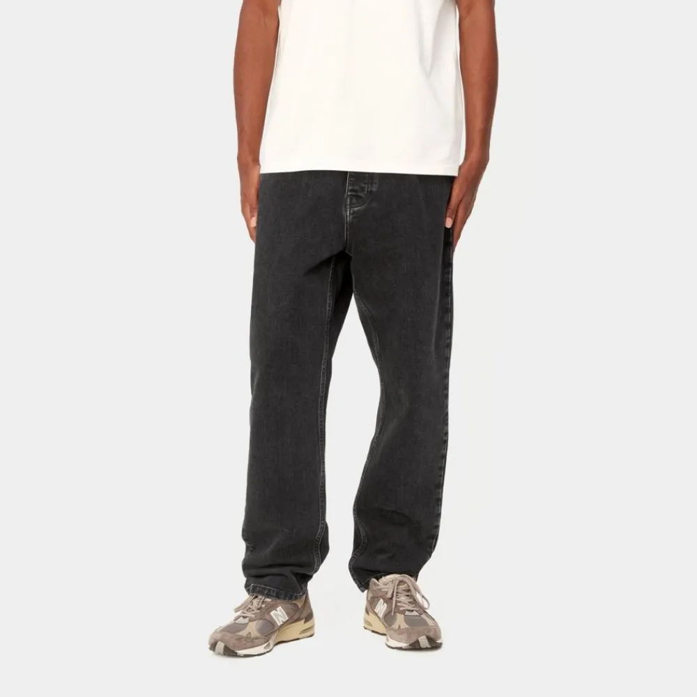 Mænd Carhartt WIP Newel Pant | Sort (Stenvasket)