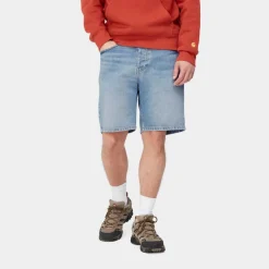 Mænd Carhartt WIP Newel Short | Bla (Let Brugt Vask)