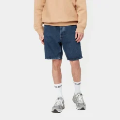 Mænd Carhartt WIP Newel Short | Bla (Stenvasket)