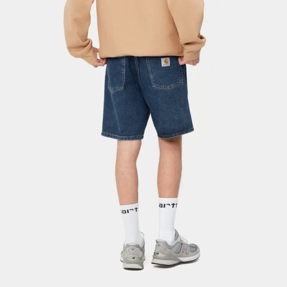Mænd Carhartt WIP Newel Short | Bla (Stenvasket)