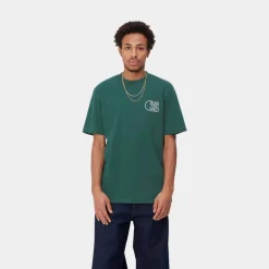 Mænd Carhartt WIP Night Night T-Shirt | Korvel / Tonic