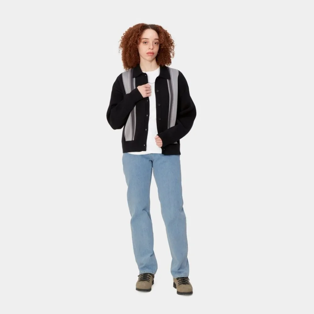 Kvinder Carhartt WIP Noxon Bukser | Bla (Sten Bleget)