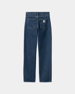 Kvinder Carhartt WIP Noxon Bukser | Bla (Stenvasket)
