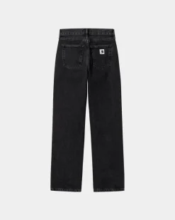 Kvinder Carhartt WIP Noxon Bukser | Sort (Stenvasket)