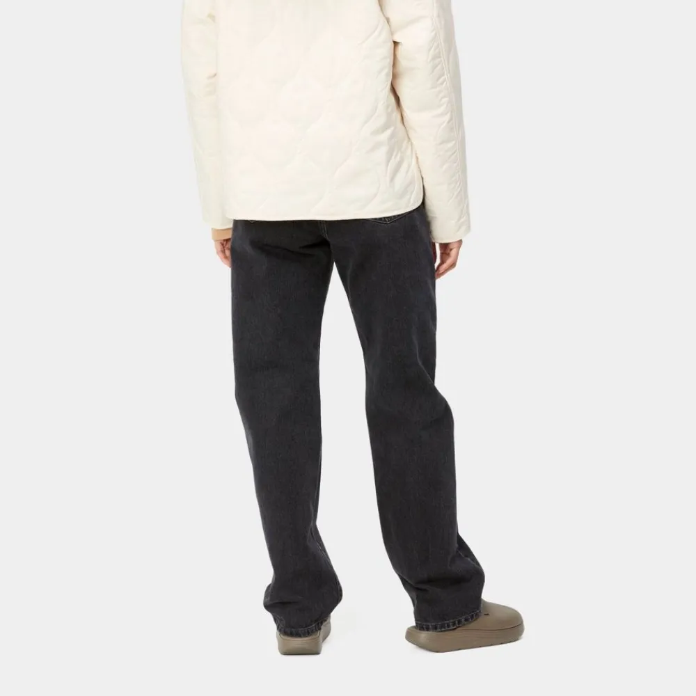 Kvinder Carhartt WIP Noxon Bukser | Sort (Stenvasket)