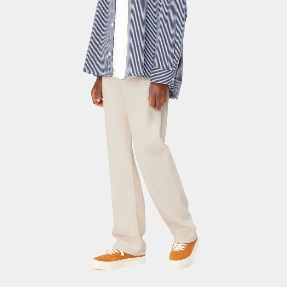 Kvinder Carhartt WIP Noxon Pant - Twill | Naturlig (Stenvasket)