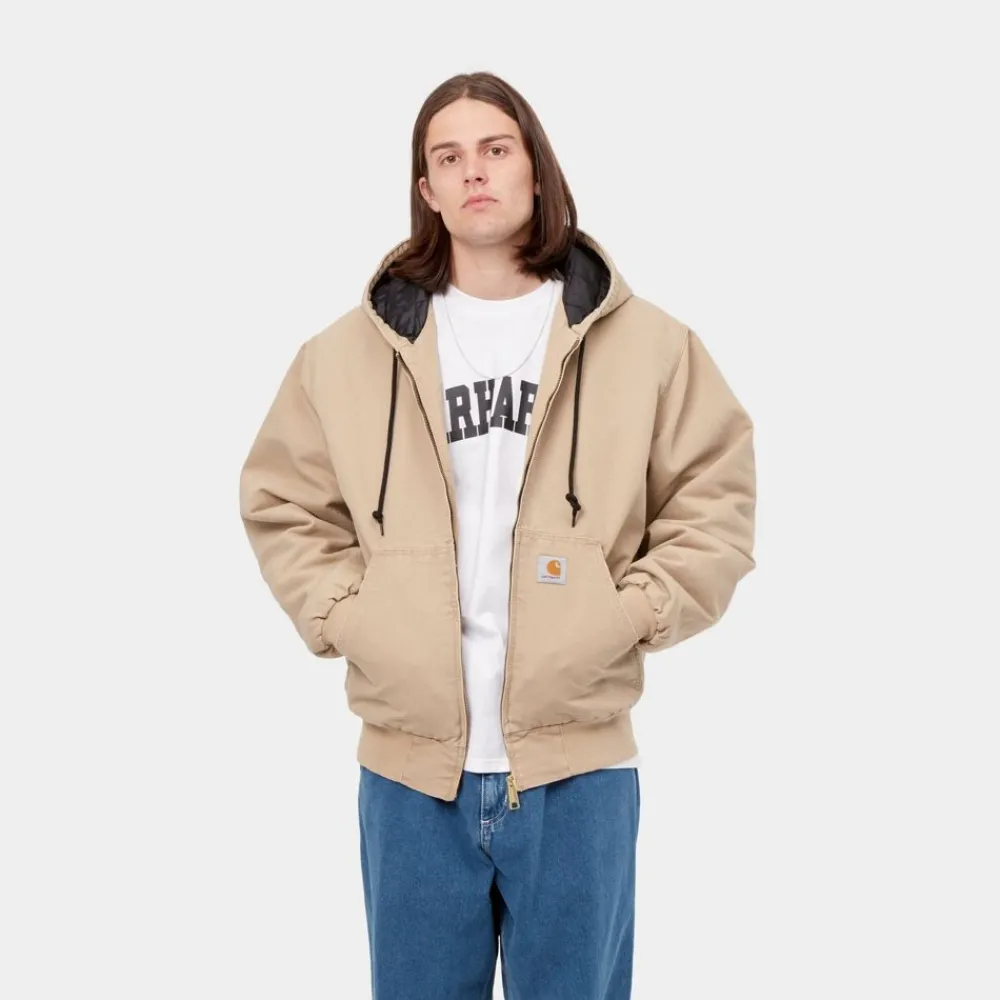 Mænd Carhartt WIP Og Active Jacket (Vinter) | Dusty Hamilton Brown (Gammelt Laerred)