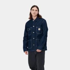 Mænd Carhartt WIP Og Chore Coat (Forar) | Bla (En Vask)