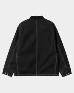 Mænd Carhartt WIP Og Chore Coat (Vinter) - Denim | Sort (En Vask)