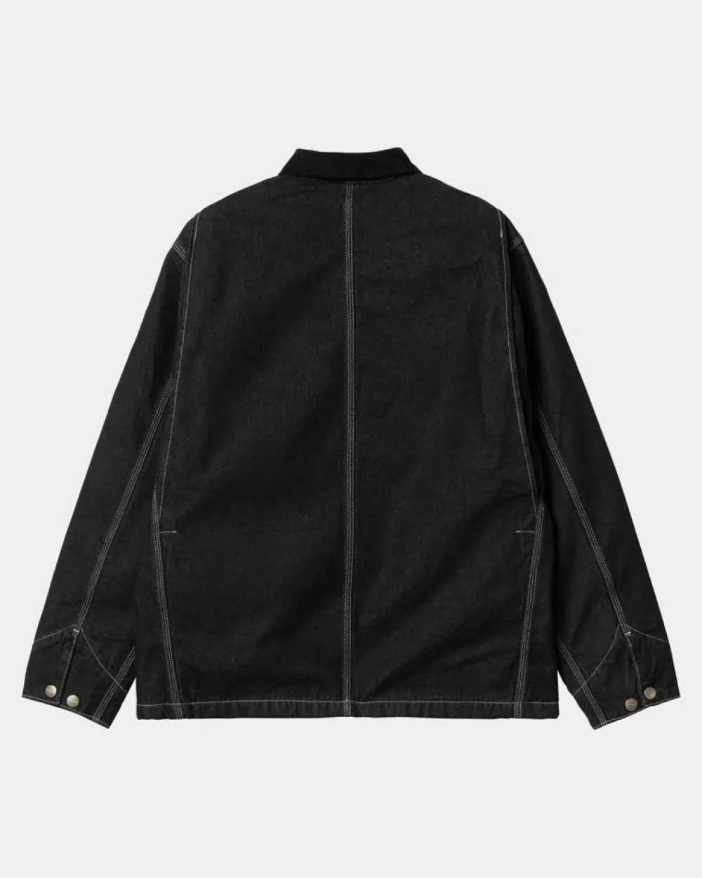 Mænd Carhartt WIP Og Chore Coat (Vinter) - Denim | Sort (En Vask)