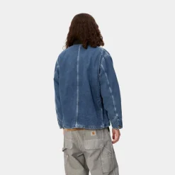 Mænd Carhartt WIP Og Chore Coat (Vinter) - Denim | Bla (Stenvasket)