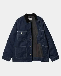 Mænd Carhartt WIP Og Chore Coat (Vinter) - Denim | Bla (En Vask)