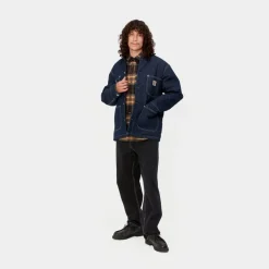 Mænd Carhartt WIP Og Chore Coat (Vinter) - Denim | Bla (En Vask)