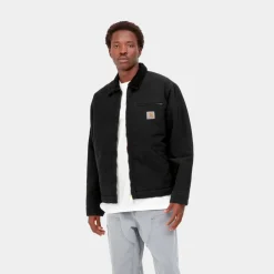 Mænd Carhartt WIP Og Detroit Jacket (Vinter) | Sort (Aeldet Laerred)