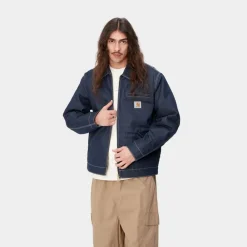 Mænd Carhartt WIP Og Detroit Jakke (Forar) | Bla (Stiv)