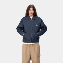 Mænd Carhartt WIP Og Detroit Jakke (Forar) | Bla (Stiv)