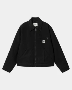 Kvinder Carhartt WIP Og Detroit-Jakke Til Kvinder (Forar) | Sort