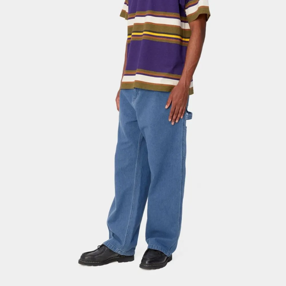 Mænd Carhartt WIP Og Loose Fit Single Knee Pant | Bla (Heavy Stone Vask)