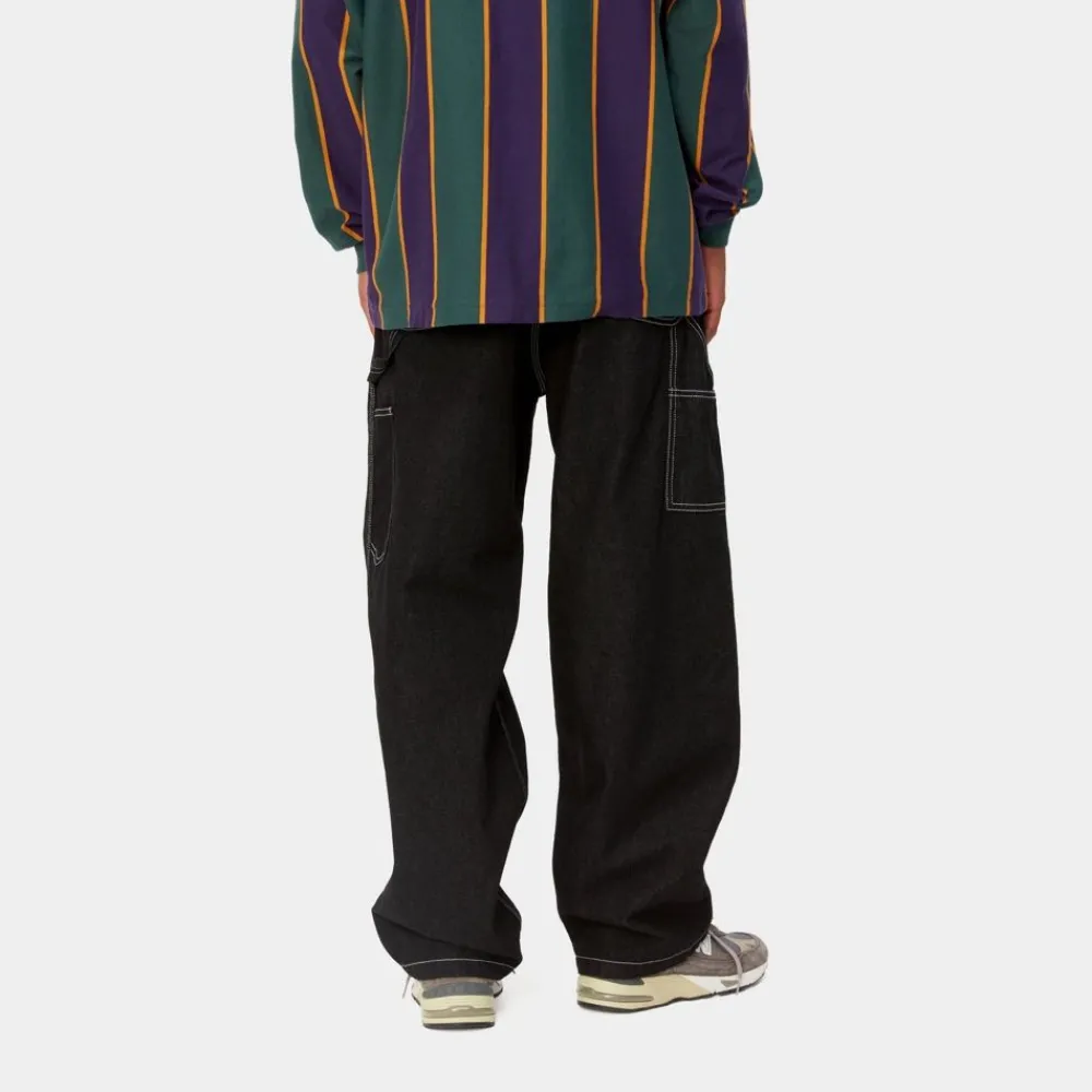 Mænd Carhartt WIP Og Loose Fit Single Knee Pant - Norco Denim | Sort (En Vask)