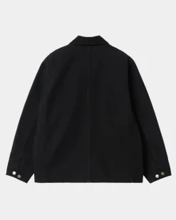 Kvinder Carhartt WIP Og Michigan Frakke Til Kvinder (Forar) | Sort (Skyllet)