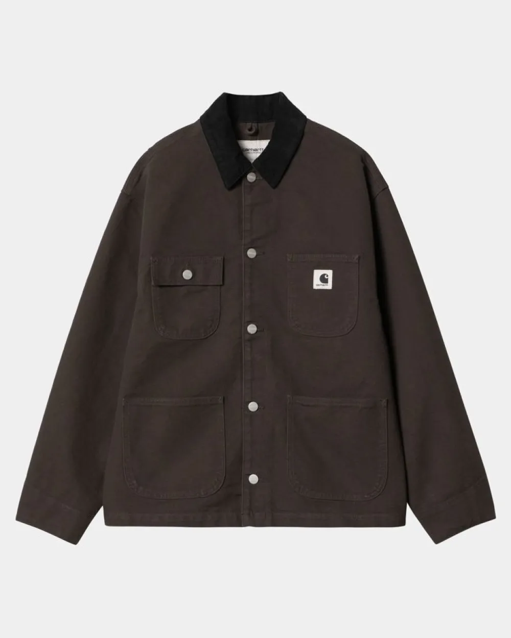 Kvinder Carhartt WIP Og Michigan Frakke Til Kvinder (Forar) | Tobak / Sort (Skyllet)