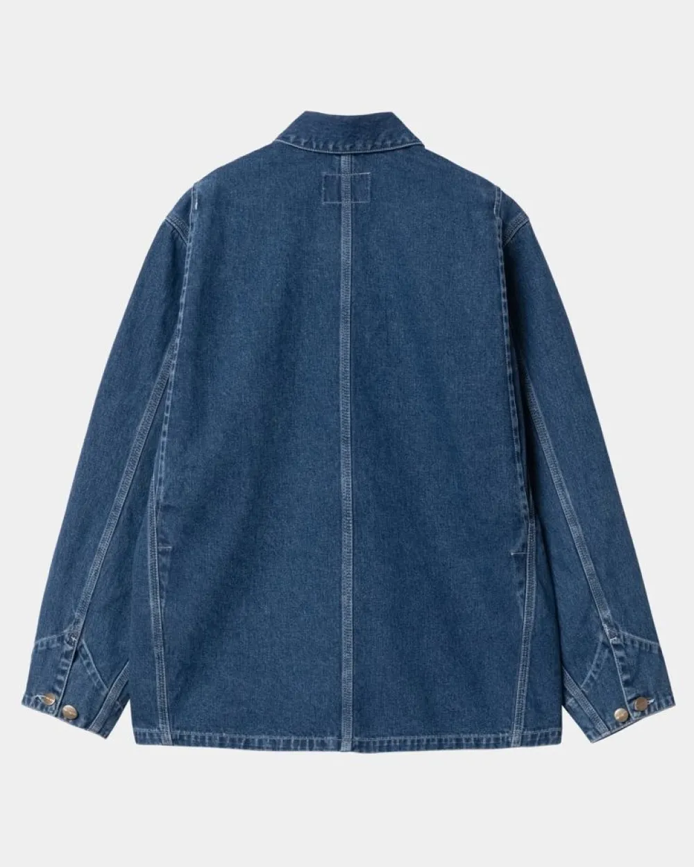 Kvinder Carhartt WIP Og Michigan Frakke Til Kvinder (Forar) - Denim | Bla (Stenvasket)