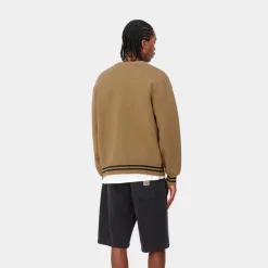 Mænd Carhartt WIP Onyx Cardigan | Hamilton Brun / Sort