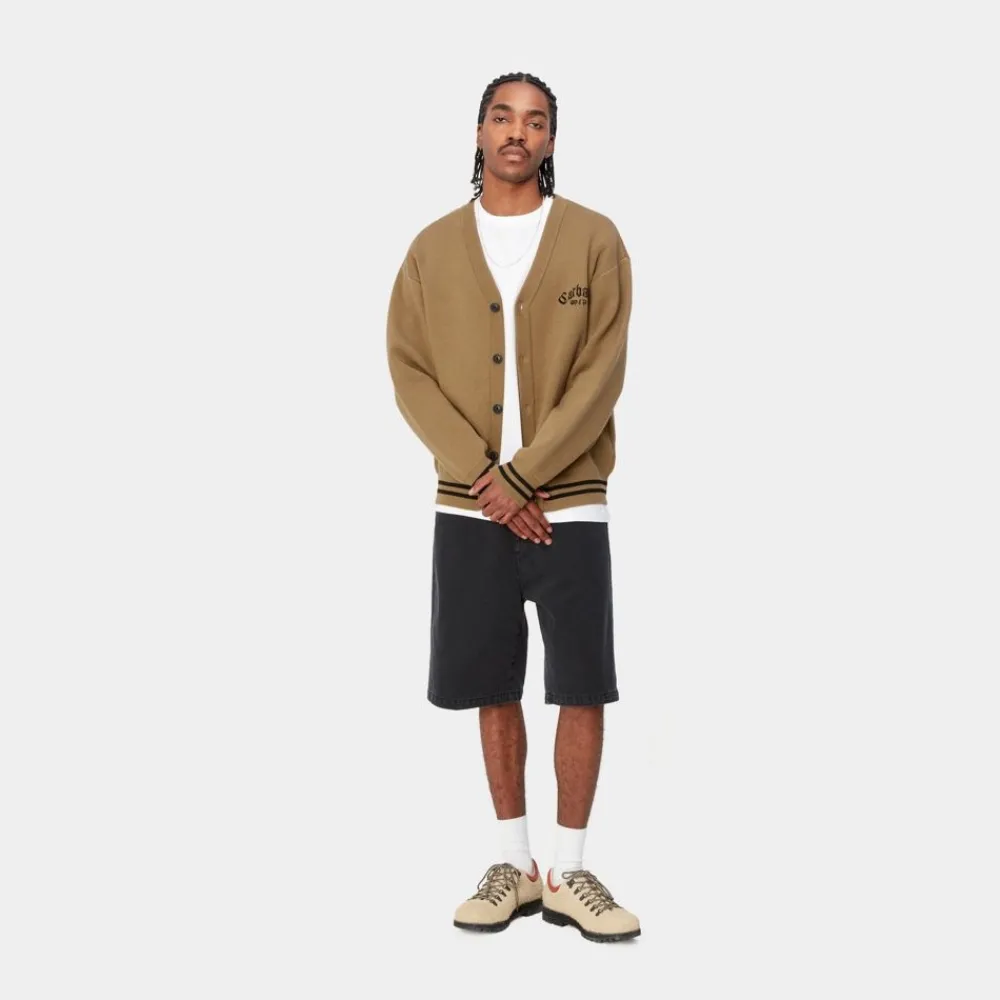 Mænd Carhartt WIP Onyx Cardigan | Hamilton Brun / Sort