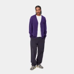 Mænd Carhartt WIP Onyx Cardigan | Tyrian / Sort