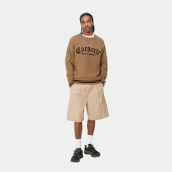 Mænd Carhartt WIP Onyx Sweater | Hamilton Brun / Sort