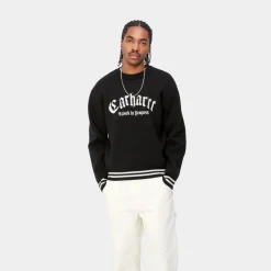 Mænd Carhartt WIP Onyx Sweater | Sort/Voks