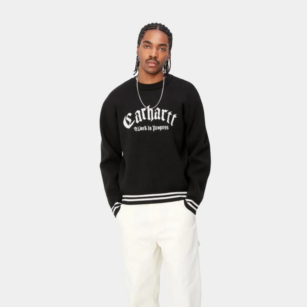 Mænd Carhartt WIP Onyx Sweater | Sort/Voks
