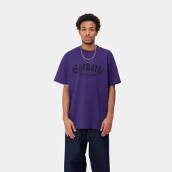 Mænd Carhartt WIP Onyx T-Shirt | Tyrian