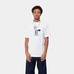 Mænd Carhartt WIP Original Thought T-Shirt | Hvid