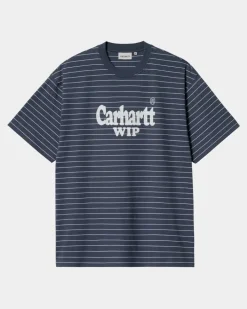 Mænd Carhartt WIP Orlean Spree T-Shirt | Bla / Hvid
