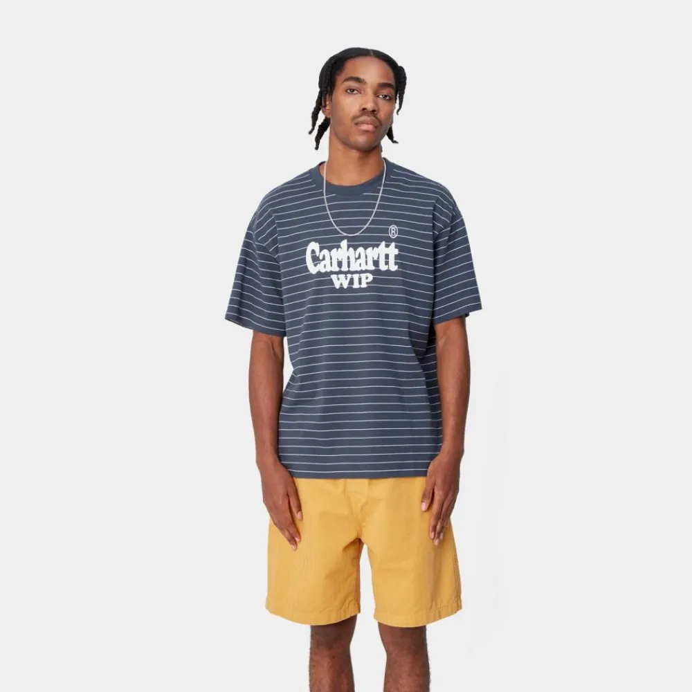 Mænd Carhartt WIP Orlean Spree T-Shirt | Bla / Hvid