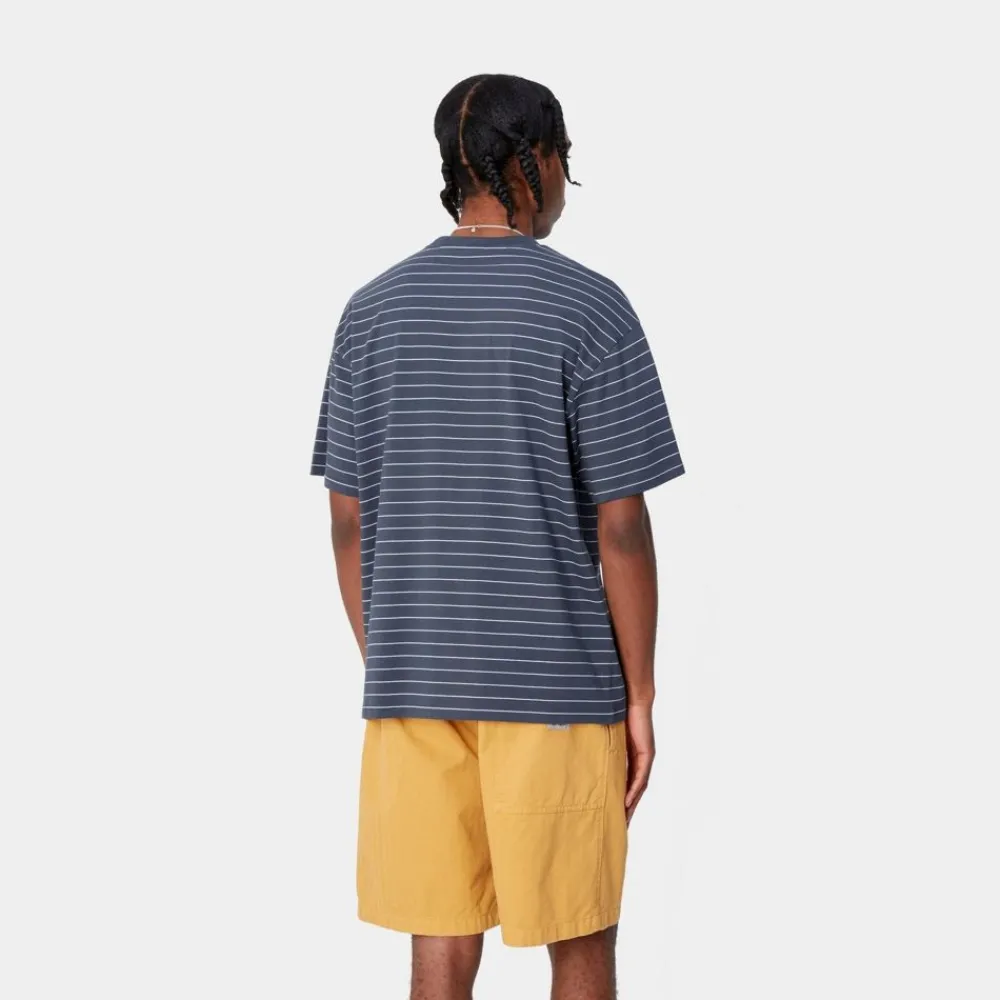 Mænd Carhartt WIP Orlean Spree T-Shirt | Bla / Hvid