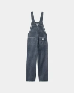 Kvinder Carhartt WIP Orlean Stripe Hagesmaek Til Kvinder Lige | Bla/Hvid (Stenvasket)