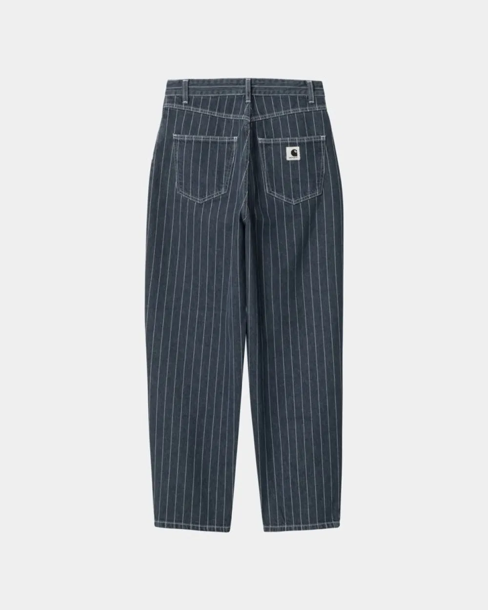 Kvinder Carhartt WIP Orlean Stripe-Bukser Til Kvinder | Bla/Hvid (Stenvasket)