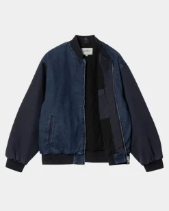 Mænd Carhartt WIP Paxon Bombefly | Bla/Mork Navy (Stenvasket)