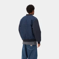Mænd Carhartt WIP Paxon Bombefly | Bla/Mork Navy (Stenvasket)