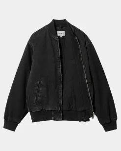 Mænd Carhartt WIP Paxon Bombefly | Sort / Sort (Stenvasket)
