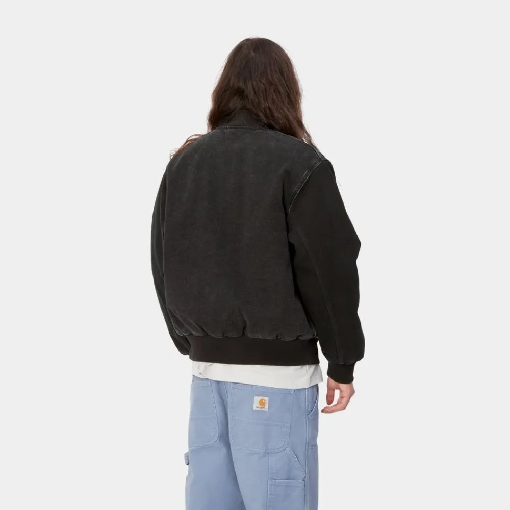 Mænd Carhartt WIP Paxon Bombefly | Sort / Sort (Stenvasket)