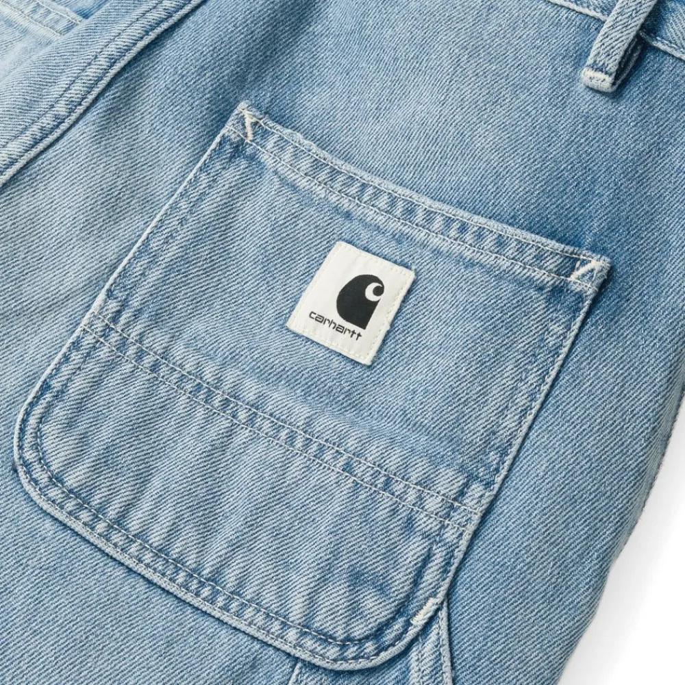 Kvinder Carhartt WIP Pierce Pant - Denim | Bla (Lysesten Vasket)