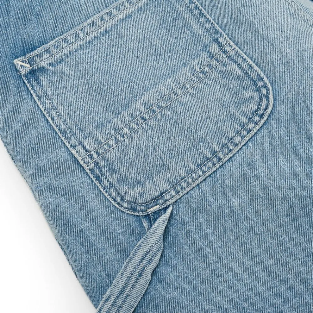 Kvinder Carhartt WIP Pierce Pant - Denim | Bla (Lysesten Vasket)