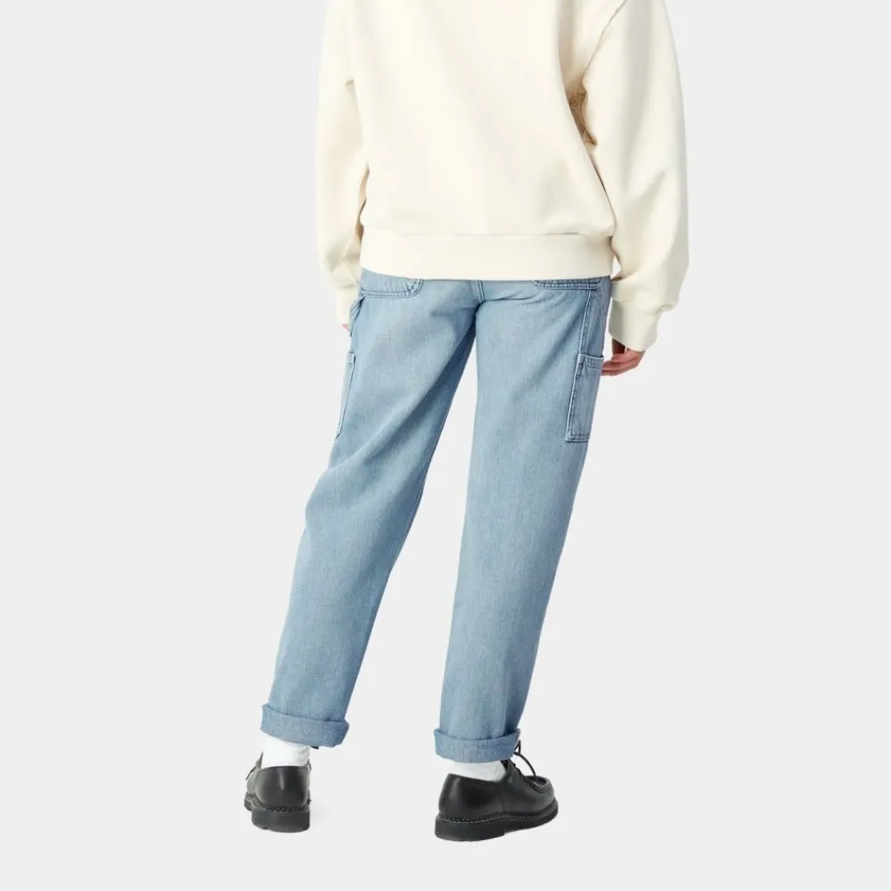Kvinder Carhartt WIP Pierce Pant - Denim | Bla (Lysesten Vasket)
