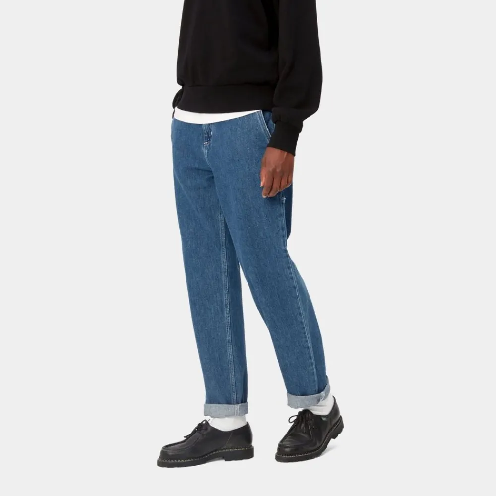 Kvinder Carhartt WIP Pierce Pant - Denim | Bla (Stenvasket)