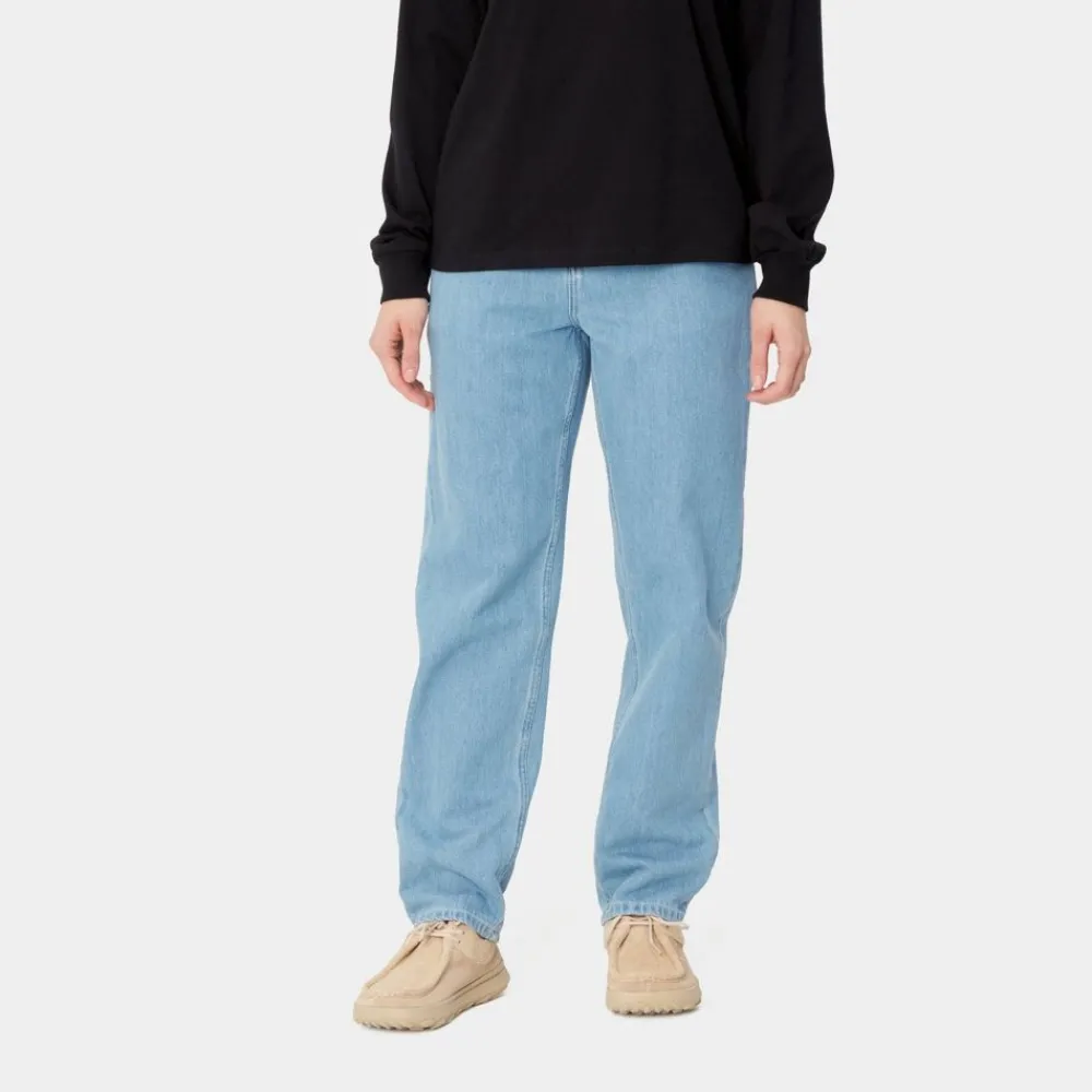 Kvinder Carhartt WIP Pierce Pant - Denim | Bla (Sten Bleget)